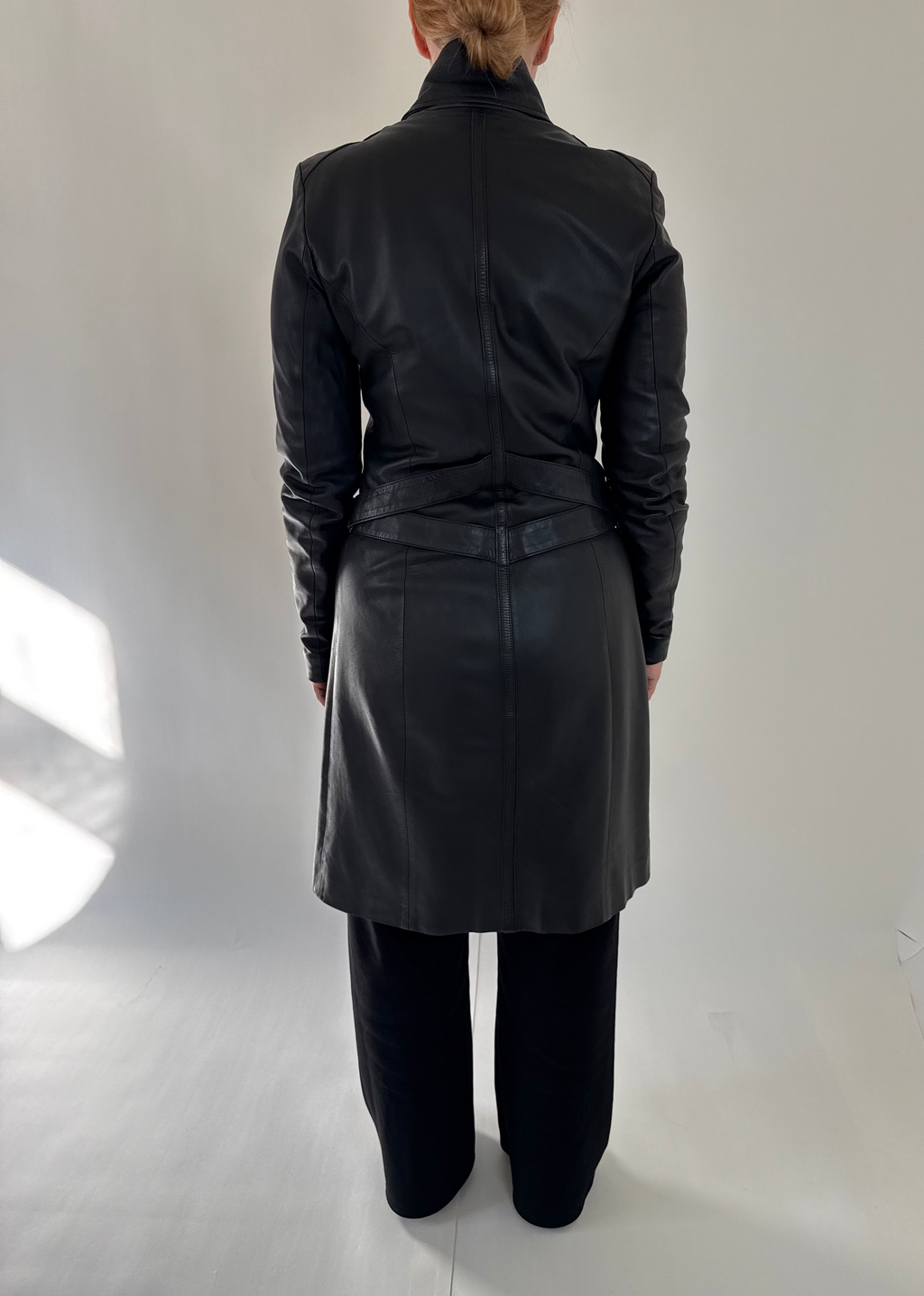 Plein Sud leather coat
