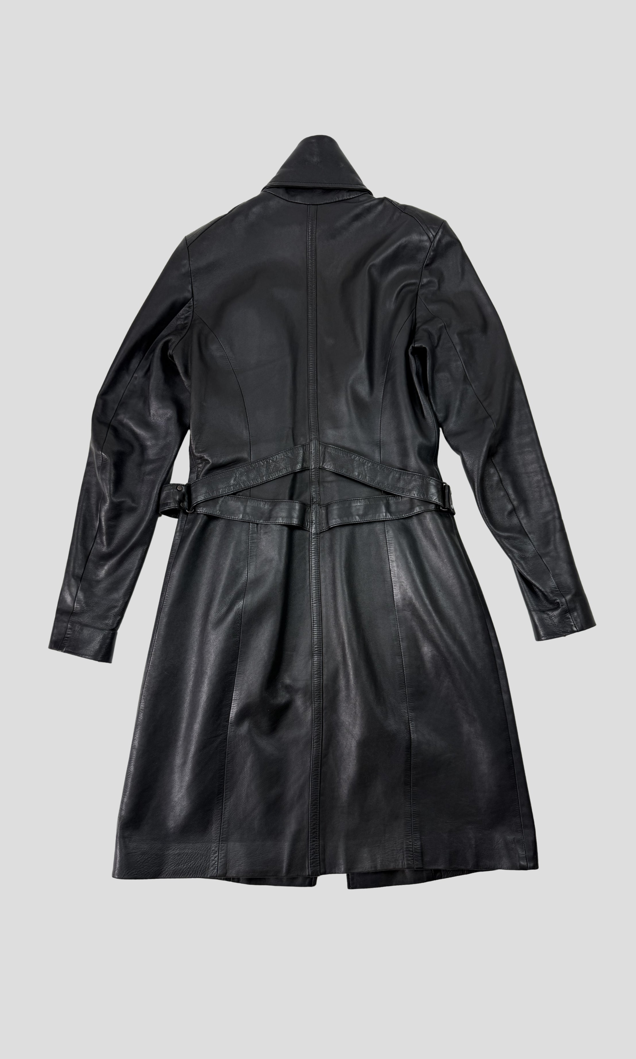 Plein Sud leather coat